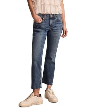 Lucky Brand Sweet Kick Crop Jeans - Blue