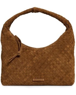 Loeffler Randall Willow Woven Hobo Bag - Brown