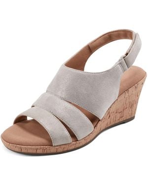 Rockport Briah Sling Wedge Sandal - Brown