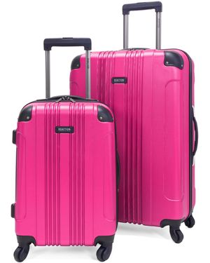 Kenneth Cole Out Of Bounds Lightweight Hardshell 4-wheel Spinner Luggage - Pink