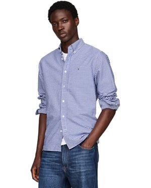 Tommy Hilfiger Long Sleeve Oxford Regular Fit - Blue