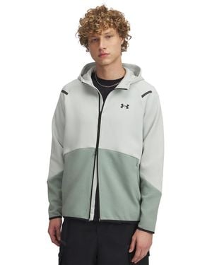 Under Armour Unstoppable Fleece Full Zip, - Gray