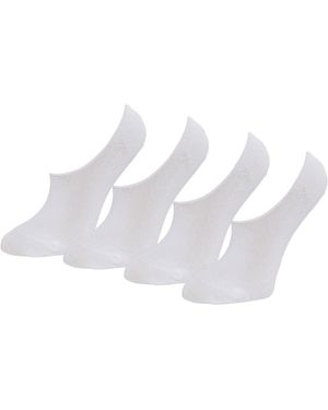 Amazon Essentials Chaussettes Invisibles - Blanc