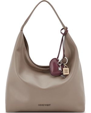 Nine West Keylee Large Hobo Bag - Brown