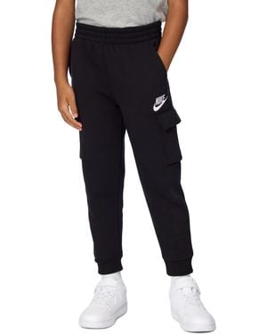 Nike Club Fleece Cargo Jogger Pants Black/black/white