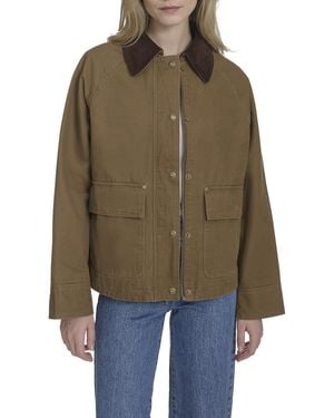 Levi's Short Cotton Barn Jacket - Brown