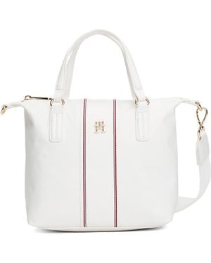 Tommy Hilfiger S Poppy Small Tote - White