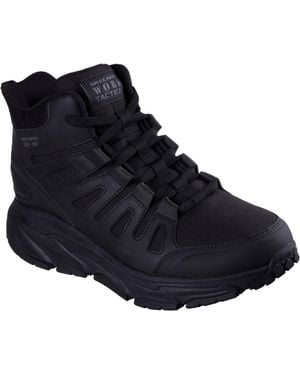 Skechers 6 Inch Hands Free Military & Tactical Boot - Black