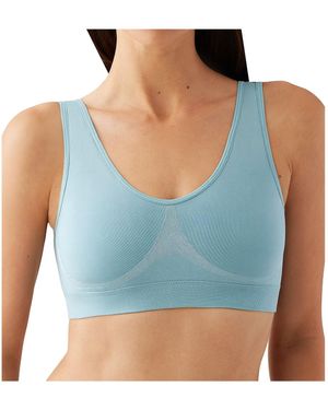 Wacoal B-smooth Seamless Padded Mid Coverage Wire Free Bralette - Blue