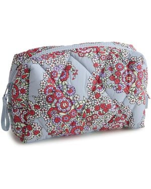 Vera Bradley Featherweight Medium Cosmetic Makeup Bag - Red