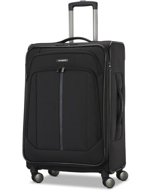 Samsonite Ascella 4 Medium Checked Luggage - Black