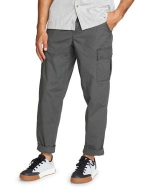 Eddie Bauer Classic Top Out Ripstop Belted Cargo Pants Carbon X-large - Gray