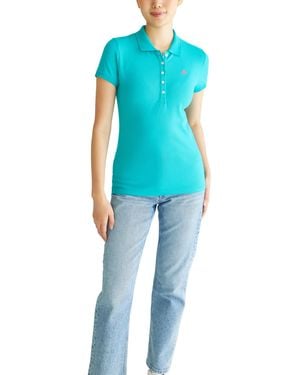 Aéropostale Aero Solid A87 Polo - Blue