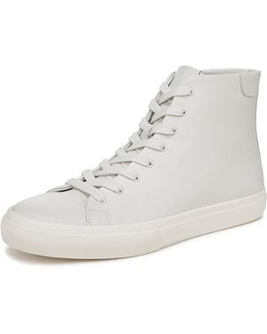 Vince S Fulton High Top Sneaker Chalk White Leather 9.5 M