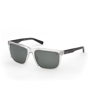Timberland Sunglasses Crystal/green Polarized - Black
