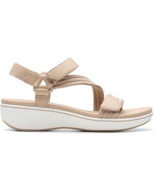 Clarks Cloudsteppers Breezerae Sun Wedge Sandal - Brown
