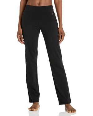 Danskin Plus Sizedrawcord Straight Leg Drawcord Athletic Pants - Black