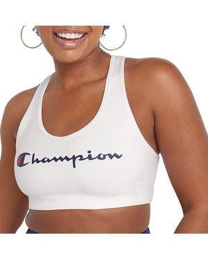 Champion Womens The Authentic Sports Bra - White