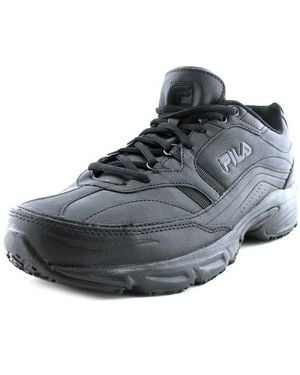 Fila Memory Workshift Training Shoe,black/black/black,10 W Us - Blue