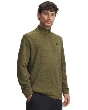 Under Armour Armor Fleece Twist Quarter Zip, - Green