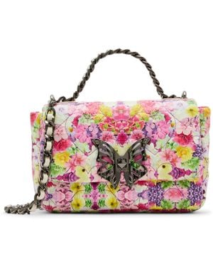 Betsey Johnson Butterfly Puffed Flap Bag - Purple