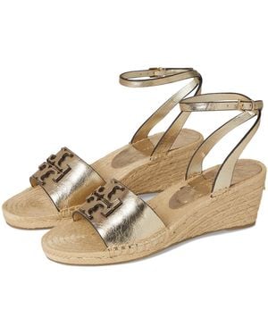 Tory Burch Ines Wedge Espadrille 50mm Sandal - Metallic
