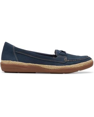 Clarks Heritage Casual Loafer Flat - Blue