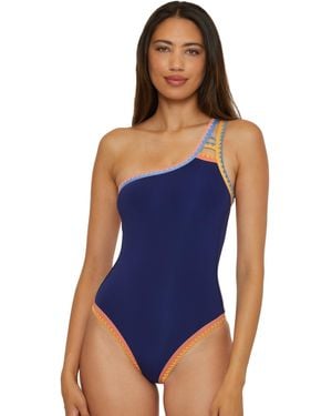 Lucky Brand Asymmetrical One Piece - Blue