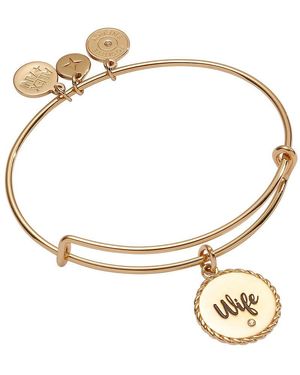 ALEX AND ANI Wife Charm Bangle - Metallic