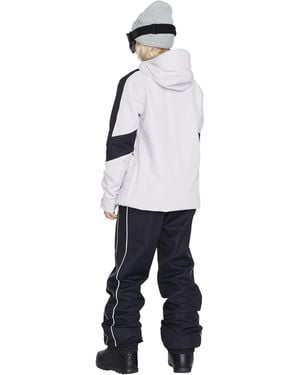 Volcom Womens Mirror Pullover Anorak Snowboard Ski Winter Jacket - White