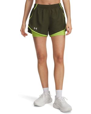 Under Armour Ua Fly-by 2-in-1 Shorts - Green