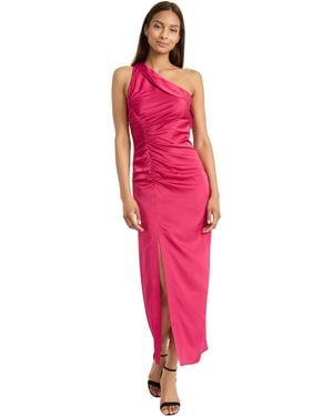 Donna Morgan One-shoulder Evening Gown - Red