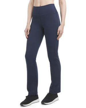 Danskin Supersculpt Nylon Bootcut Yoga Pants - Blue