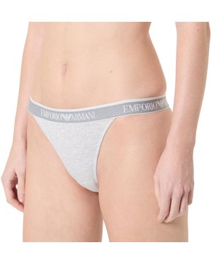 Emporio Armani Iconic Logo Band Brazilian Brief - Pink