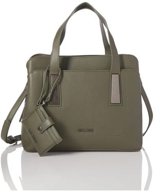Steve Madden Top Handle Satchel with Card Case BGRAMMER Umhängetasche mit Tragegriff Oben und Kartenetui - Grün