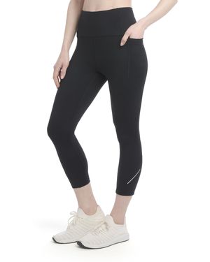Jockey Active Nylon Stealth Capri Leggings - Black