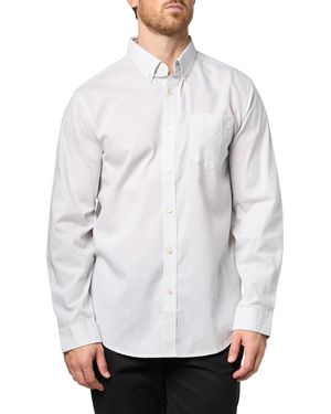 Dockers ® Signature Shirt Long Sleeve Classic Fit With Stain Defender® - Gray