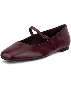 Ecco Margot Mary Jane Ballerina Ballet Flat - Purple