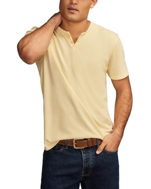 Lucky Brand Venice Burnout Notch Neck Tee - Multicolor