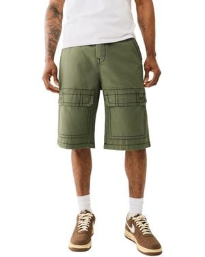 TRUE RELIGION Big T Vinny Cargo Short - Green