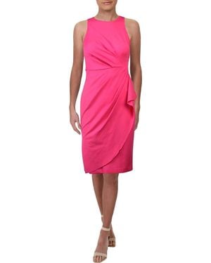 Laundry by Shelli Segal Side Twist Cocktail Dress - Pink