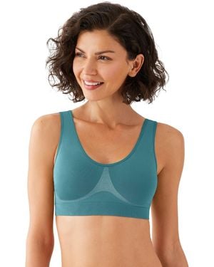 Wacoal B-smooth Seamless Padded Mid Coverage Wire Free Bralette - Blue