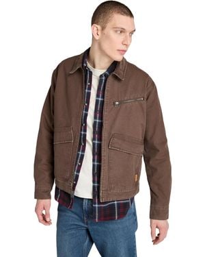 Timberland Strafford Washed Canvas Jacket - Brown