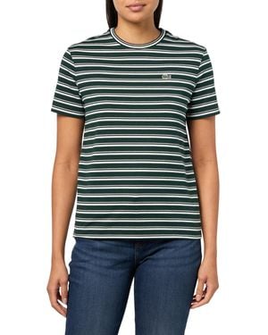 Lacoste Short Sleeve Striped T-shirt - Green