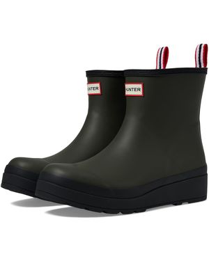 HUNTER Play Short Boot Medium Gray 11 Medium - Black