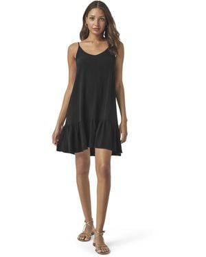 Splendid Gisele Mini Flare Dress - Black