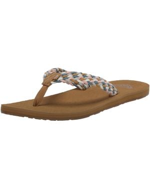 Roxy Sandales Porto Rope pour femme - Noir