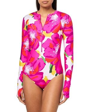 Trina Turk Standard Paddle One Piece Swimsuit - Pink