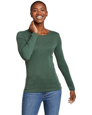 Eddie Bauer Favorite Long-sleeve Crewneck T-shirt - Green