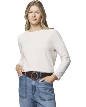 Splendid Callista Long Sleeve Tee - White